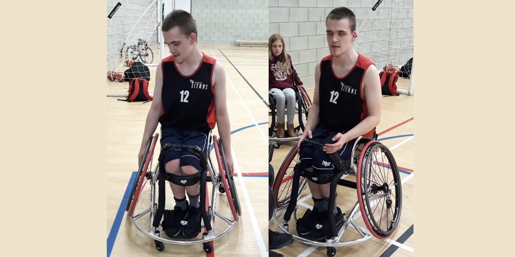 Stockton-on-Tees teenager, Joshua Holforth (19) receives new sports wheelchair to continue his dream of Team GB wheelchair basketball.